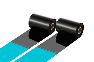 Máy in mã vạch <span class=keywords><strong>Ribbon</strong></span> Wax đen cho ngựa vằn 90mm * 300m cho Máy in nhãn Băng truyền nhiệt - Product Image 2