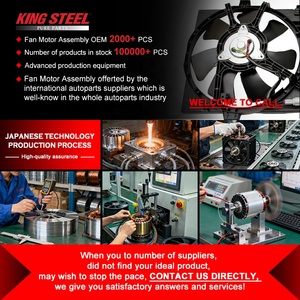 KINGSTEEL OE 263500-5321 263500-5241 Motore Ventola Radiatore Auto Originale 12V con Nucleo in Rame per Raffreddamento Motore per Wish - Product Image 5