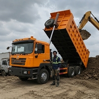 Восстановленный самосвал Howo NX 6x4, 371 л.с., двигатель Weichai, полный комплект запчастей для горнодобывающей и логистической техники
