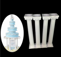 Colonne romaine de décoration à plusieurs niveaux, support, outils pour gâteaux, nouveauté, 4 pièces