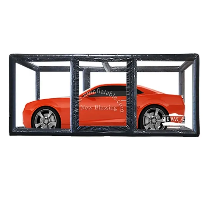 Coperta PVC a prova di polvere trasparente bolla gonfiabile garage auto vernice booth
