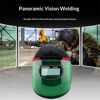 Máscara de Soldadura con Oscurecimiento Automático para Soldadura por Arco de Argón y Soldadura Eléctrica, Modelo HL-1220 de Material PC Desechable, Marca Shandong