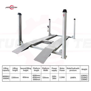 Xinjintuo four post car Lift y 3D equipo de alineación de ruedas conjunto completo para la venta - Product Image 3