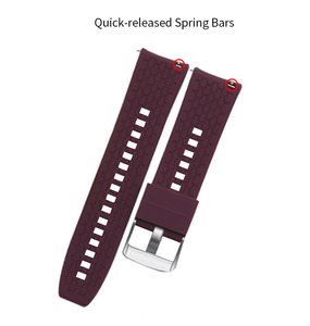 สายนาฬิกายางสายรัดซิลิโคน22มม.,ดีไซน์ทางการสำหรับ <span class=keywords><strong>Amazfit</strong></span> <span class=keywords><strong>GTR</strong></span> 47มม. สายรัดข้อมือสปอร์ต Opp กระเป๋า21มม. - Product Image 4