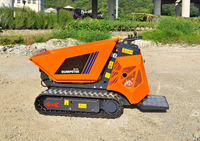 Antspower 2026 CE-Zertifizierter Hydraulischer 13,5 PS Benzinmotor-Angetriebener 600 kg Selbstladender Raupen-Hydraulik-Minidumper