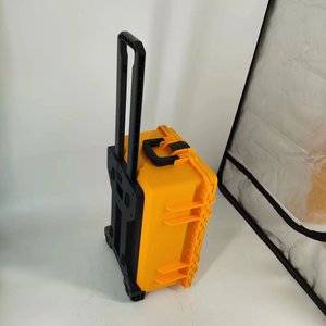 DPC112-<span class=keywords><strong>2</strong></span> étui de protection de sécurité antichoc étanche en plastique dur Orange avec roues et tirants - Product Image 5