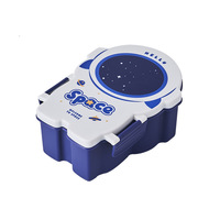 Boîte à lunch compartimentée pour enfant, motif astronaute de dessin animé, pour écolier, étudiant, ou employé de bureau