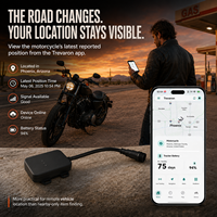 Traceur GPS filaire pour moto Trevaron, triple positionnement GPS/WiFi/LBS, localisation de véhicule en temps réel, détection ACC, itinéraire de 30 jours