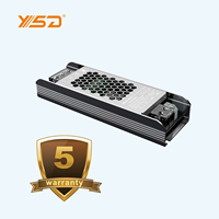 YSD IP20 Controlador LED Triac/0-10V/1-10V Triac Regulable Impermeable 12V 24V 60-200W Salida dual Voltaje constante para iluminación LED