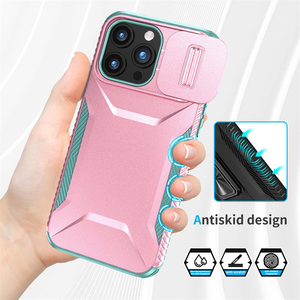 Leyi เคสโทรศัพท์แบบ2 in 1กันตก, สินค้ามาใหม่เคสฝาครอบเลนส์กล้องสำหรับ IPhoneSeries17 15 16 14สีด้าน - Product Image 3