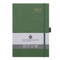 Carnet Calendrier 2027 - Agenda Quotidien A5 - Design Simple - Carnet