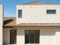 Villa préfabriquée moderne à ossature légère en acier, 2 étages, 157,5 m², construction rapide, résistance aux cyclones, résistance au vent fort, conception sécurisée
