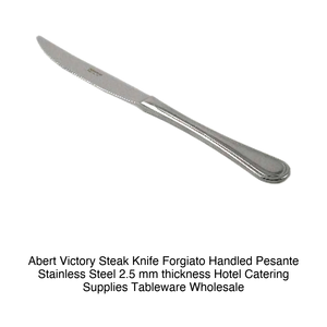 Couteau à steak forgé Abert Victory, manche en acier inoxydable 18/10 robuste, épaisseur 2,5 mm - Product Image 2