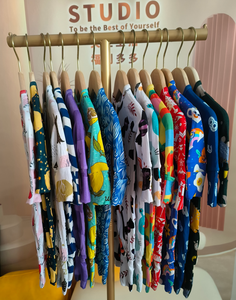 Pijamas de Bambú Viscosa con Estampado Personalizado al por Mayor, Mameluco de Bambú Orgánico con Doble Cremallera para Bebés, Ropa de Bambú para Dormir para Niños Pequeños - Product Image 6