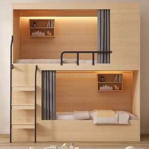 Camas Cápsula de Madera de Lujo Directas de Fábrica en China, Camas Tipo Pod para Hostales Juveniles y Espacios Compartidos - Product Image 2