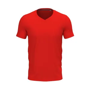 Camiseta con cuello en V Stretch-T, merchandising personalizado - Product Image 3