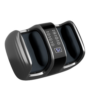 Electric Foot <b>Massager</b> With Heat And Air Compression Massage For Feet And Legs Touchscreen Control Black And White - Product Image 3