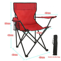 Fauteuil pliant portable Ming Chan pour la pêche, le pique-nique, le camping et le croquis, avec dossier inclinable