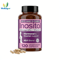 Capsules OEM Vegan Myo-Inositol Plus D-Chiro-Inositol pour favoriser l'équilibre hormonal, compléments alimentaires en capsules