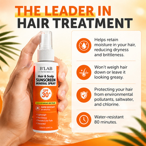 Brume capillaire végane SPF30, <span class=keywords><strong>spray</strong></span> solaire pour <span class=keywords><strong>cheveux</strong></span> et cuir chevelu, non gras, protection UV pour la plage, protection contre la chaleur, <span class=keywords><strong>spray</strong></span> solaire pour <span class=keywords><strong>cheveux</strong></span> - Product Image 3