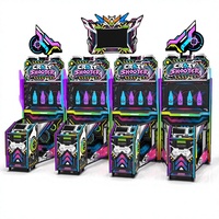 Machine de jeu d'arcade Crazy Shooter à monnayeur - Jeu de tir à tickets à échanger, garantie 1 an, version anglaise pour parcs d'attractions