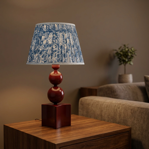 Lámpara de Mesa de Diseño Premium Hecha a Mano con Pantalla de Tela Floral Multicolor, Decoración para Dormitorio, Precio al por Mayor - Product Image 2
