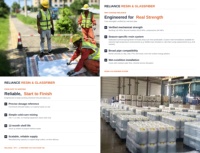 Reliance SUMMER/WINTER/EXPRESS Rénovation de canalisations sans tranchée par CIPP, Résine de silicate à durcissement rapide et haute résistance d'adhérence