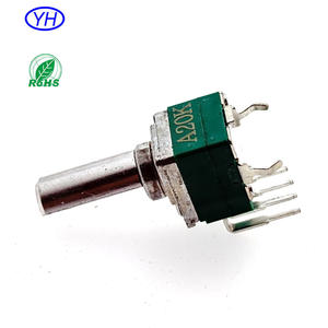 Potenciómetro Rotatorio R0923GH de Alta Calidad para Audio y Video, 5K 10k 20k 50k 100k 500K RV097 RK09 10k 9mm, Sin Rosca - Product Image 1