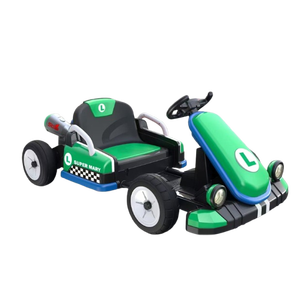 WDMTS808  Jouets de modèle de voiture de course de dessin animé très vendus, modèle de jouet de course de voiture électrique, karting électrique 12V avec batterie et télécommande - Product Image 3