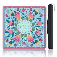 Tapis de mahjong à motif floral violet série M0806, 31,5 pouces, antidérapant, réduction du bruit, tapis de table pour jeux de société, mahjong, poker