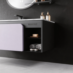 <span class=keywords><strong>Meuble</strong></span>-lavabo compact de style <span class=keywords><strong>scandinave</strong></span> avec comptoir en quartz, miroir, design épuré, qualité supérieure abordable et très appréciée - Product Image 2