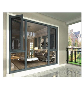 Ventanas <span class=keywords><strong>de</strong></span> vidrio <span class=keywords><strong>de</strong></span> marco <span class=keywords><strong>de</strong></span> aluminio francés <span class=keywords><strong>de</strong></span> aluminio ventana ladrón diseño a prueba <span class=keywords><strong>de</strong></span> - Product Image 6