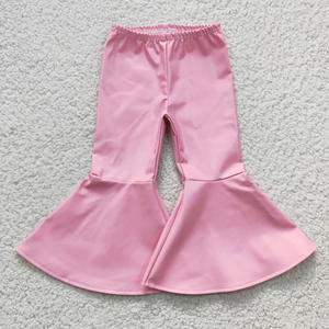 Pantalones de Moda para Niños, Pantalones Anchos con Cintura Elástica, Pantalones Casuales de Cuero para Niñas, Primavera, Otoño, Invierno - Product Image 4