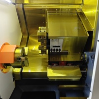 Torno CNC de Bancada Inclinada TCK46A, Control GSK de Alta Resistencia, 220V/380V