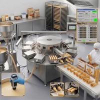 Machine industrielle automatique pour cornets de crème glacée, fabricant commercial de cornets croustillants, machine électrique pour la fabrication de cornets gaufrettes