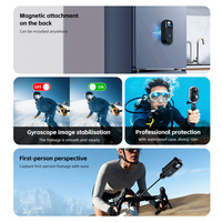 Caméra corporelle miniature 4K étanche IP65 WIFI avec vision nocturne, anti-tremblement et design stylo