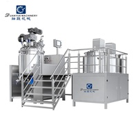 Ligne de production d'onguent de lotion pour le corps crème cosmétique faisant la machine émulsifiante de mélangeur d'homogénéisateur sous vide