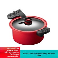 Nouvelle Cocotte Multifonction Antiadhésive en Aluminium Style Coréen pour Cuisson à Basse Pression et Préparation de Soupes – Le Cadeau Idéal