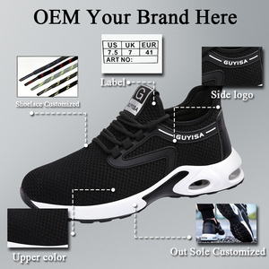 أحذية رياضية جديدة مريحة خفيفة الوزن من الفولاذ للرجال والنساء مضادة للسحق ومقاومة للثقب ، أحذية رياضية للعمل للحماية - Product Image 5