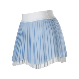 Falda pantalón plisada de doble capa para mujer, diseño irregular, efecto dos piezas, de secado rápido, antiexposición, para deportes de primavera, verano y otoño. - Product Image 4