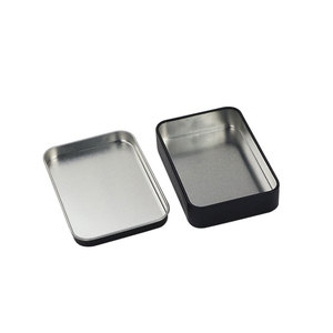 Versatile Square Tin Box Customizable Storage Case Embossed Custom Eco-Friendly Recyclable for Candy Jewelry Cosmetic Small Item - Product Image 5