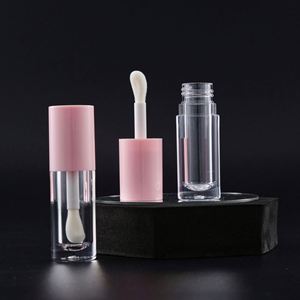Tube de gloss à lèvres en plastique ABS Maxfree avec logo personnalisé imprimé à l'écran, bouchon à vis de 6,5 ml, diamètre de 13 mm, 31 g, grand applicateur, rouge à lèvres MX56 - Product Image 2