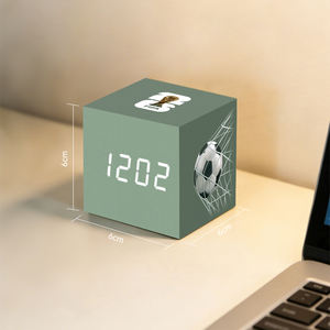 <span class=keywords><strong>Reloj</strong></span> Despertador <span class=keywords><strong>Digital</strong></span> Inteligente <span class=keywords><strong>de</strong></span> Madera con Forma <span class=keywords><strong>de</strong></span> Cubo, Pequeño, para Mesa <span class=keywords><strong>de</strong></span> Noche, Decoración <span class=keywords><strong>de</strong></span> Oficina, Regalo <span class=keywords><strong>de</strong></span> Recuerdo <span class=keywords><strong>de</strong></span> Fan Zone, para Dormitorio - Product Image 2