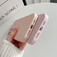 Coque de téléphone Oem en silicone souple mat coloré de haute qualité avec Logo personnalisable et Protection d'appareil photo
