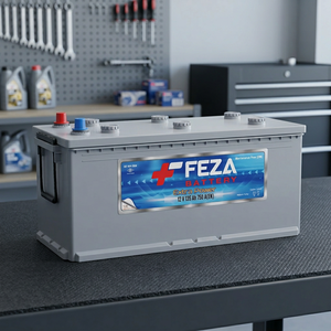Batterie automobile Feza 12V 150 Ah sans entretien, haute performance, nouvelle technologie calcium longue durée de vie, fournisseur OEM, garantie 2 ans - Product Image 3