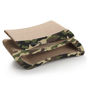 Bộ đồ chơi thú cưng tương tác 2 mảnh giấy gợn sóng & bảng gỗ chống trầy xước bằng dây thừng cho mèo chơi - Product Image 6