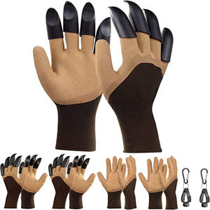 Gants de jardin enduits de caoutchouc respirants TAK, gants de travail de protection en plein air avec gants de jardinage - Product Image 1