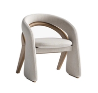 Chaise de salle à manger en métal nordique de style minimaliste Fauteuils modernes pour restaurant à domicile