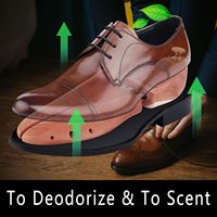Embauchoirs en bois de cèdre pour hommes, tailles 7.5-14, 2 paires pour chaussures