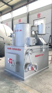 Inceneritore speciale da 1000kg per un trattamento efficiente dei <span class=keywords><strong>rifiuti</strong></span> agricoli per lo smaltimento dei <span class=keywords><strong>rifiuti</strong></span> alimentari con nucleo componente motore - Product Image 2